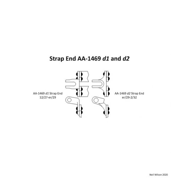 AA-1469 d1 d2 Strap Ends