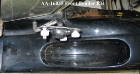 AA-16035 RH Welled Front Fender