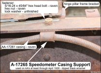 A-17265 Speedometer Casing Support