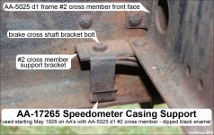 AA-17265 Speedometer Casing Support