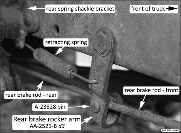 Fig 10 – Rear Brake Rocker Arm Installatio