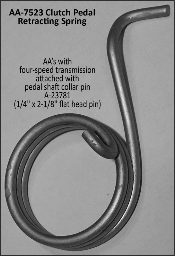 Fig 14 – Clutch Pedal Retracting Spring