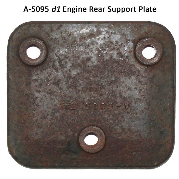 A-5095 d1 - Engine Rear Support Plate