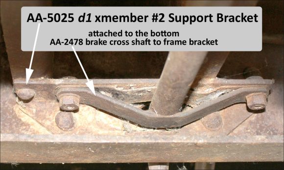 AA-5025 d1 #2 Cross Member Support Bracket