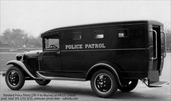 290-A Standard Police Patrol - Murray - 1/31-3/32 - 191 - photo date?