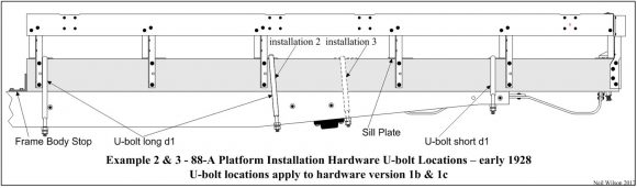 Example 2 & 3 - 88-A Platform U-bolt Locations