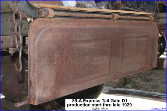 89-A Express Tail Gate Assembly d1 (inside view)